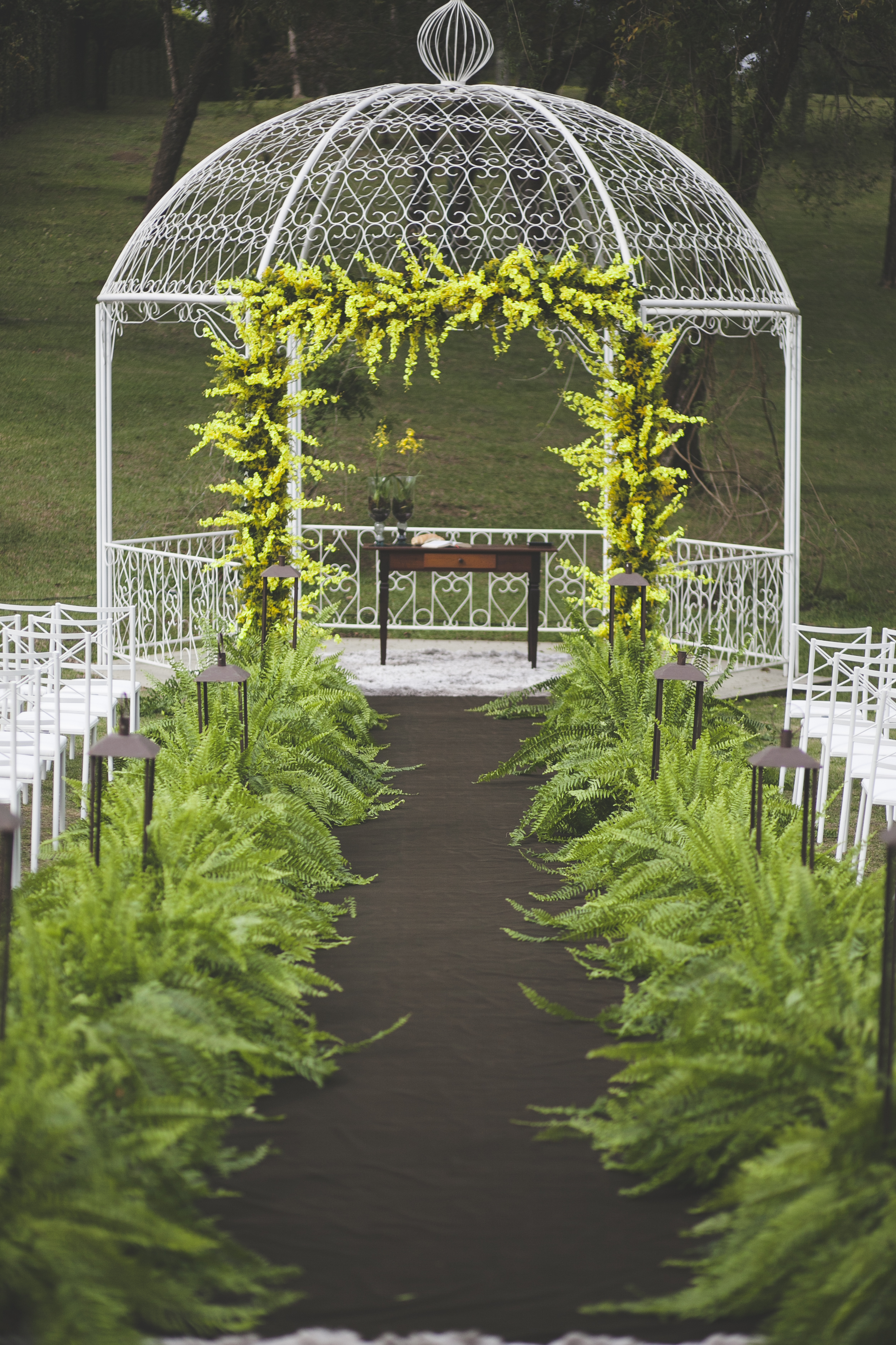 Casamento ao ar livre